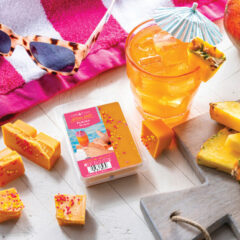 Poolside Punch is a bright and refreshing scent. We've combined juicy mandarin, passionfruit accented with papaya and sweet shimmers of raw sugarcane to create a fragrance that's perfect for afternoons by the pool. TOP NOTES: Citrus, Berry MID NOTES: Passionfruit, Pineapple BASE NOTES: Fruity Sweet, Fizzy Champaign Accord