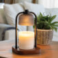 Create a relaxing ambiance in any room with the Black Pendant Candle Warmer Lamp. It is accented with a frosted glass shade perched above a candle, and casts a soft light throughout your home. This stunning piece is the perfect way to create a warm atmosphere in any room in your house.