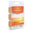 Golden Sunrise captures the essence of a bright sunrise with beautiful notes of sun-kissed orange, juicy mandarin, and fresh-picked tangerine. Hints of pink grapefruit nectar sweetened with sugared wild berries will fill your home with an invigorating sunny fragrance that is sure to wake you up! TOP NOTES: Citrus, Orange  MID NOTES: Fruit, Coconut BASE NOTES: Musk, Sugar