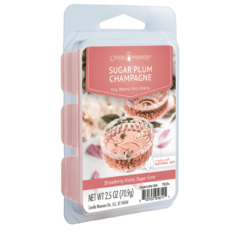 Immerse yourself in the captivating scent of our Sugar Plum Champagne Wax Melt. Allow the juicy, sweet essence of ripe plum to envelop your space, balanced perfectly with the warmth of vanilla bean. The harmonious fusion of sun-kissed blueberries and strawberries adds a delightful twist, while the zesty spark of orange and the tangy black currant create a refreshing and invigorating atmosphere. Unleash the irresistible allure of this sweet and effervescent fragrance throughout your home.