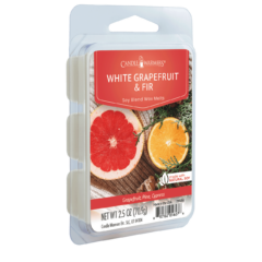 Create a soothing ambiance with our White Grapefruit & Fir Wax Melt. Immerse yourself in the gentle and invigorating blend of winter spruce and crisp balsam, reminiscent of a mountain forest oasis. Experience the sparkling and radiant aroma of lightly sugared grapefruit, effervescent lemon, and sun-ripened tropical fruits, enveloping your space in a vibrant energy. The tangy notes of tart currant add an intriguing twist, elevating the fragrance and transporting you to a tranquil mountain retreat.