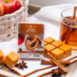 Indulge in the warming embrace of our Classic Hot Toddy Wax Melt. Immerse yourself in the mouthwatering fragrance of ground cinnamon and nutmeg, perfectly complemented by caramel-drizzled apples and sweet strawberry wine. Fill your space with a scent that evokes cozy nights by the fireplace and intimate gatherings with loved ones.
