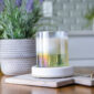 The Timer Candle Plate Warmer features a convenient built-in timer with multiple settings. Choose from various intervals to control how long your candle warms, allowing you to set it and forget it. Enjoy peace of mind knowing your candle will automatically turn off after the set time.