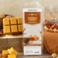 Enjoy the perfect blend of warm, rich, spicy and roasty with the Bourbon & Chestnut Wax Melts. This unique fragrance is a combination of smooth, creamy vanilla swirled with dark bourbon nuances, spicy nutmeg, and sweet vanilla bean accents layered with a warm touch of roasted chestnut.