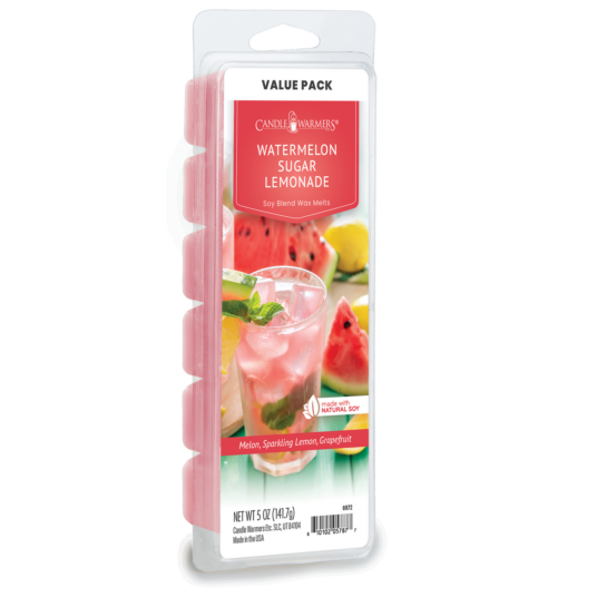 WATERMELON SUGAR LEMONADE FRAGRANCE: Tart lemonade infused with juicy watermelon and fresh spearmint. TOP NOTES: Citrus, Lemon, Grapefruit MID NOTES: Pomelo, Melon, Fruit BASE NOTES: Melon, Mint, Herbal