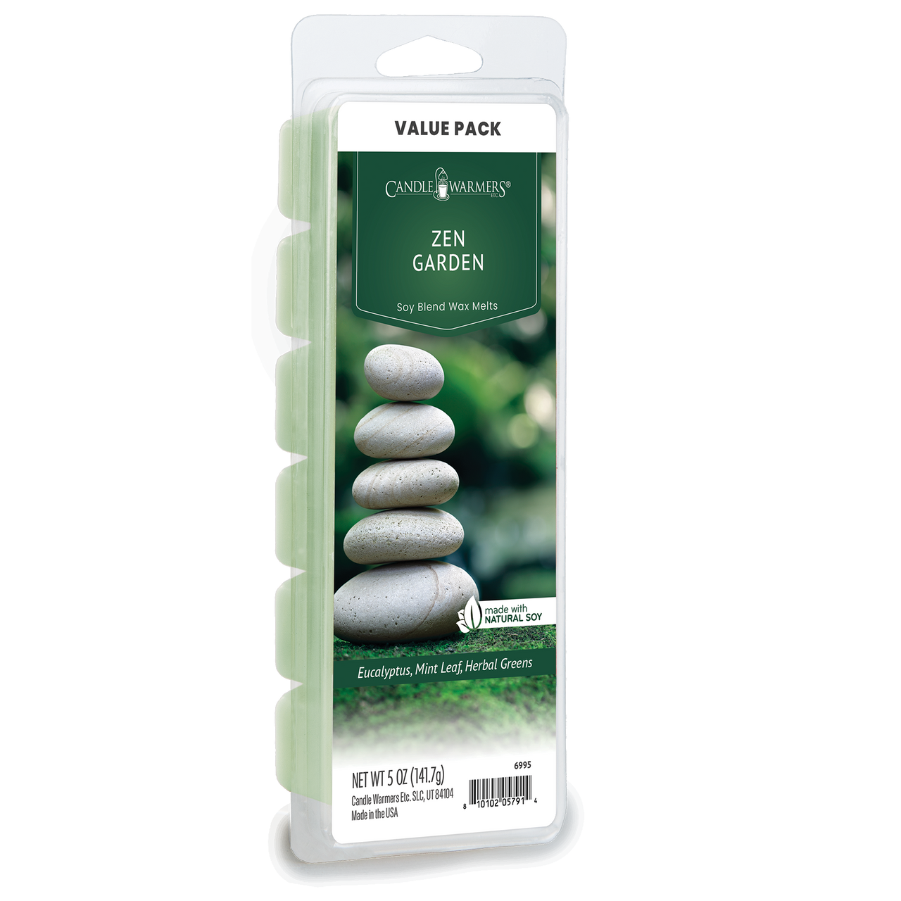 ZEN GARDEN FRAGRANCE: Evoke feelings of zen through herbal tones of eucalyptus and gentle spearmint. TOP NOTES:Herbal, Mint MID NOTES: Eucalyptus, Floral, Lavender BASE NOTES: Green, Musk