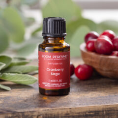 Transform your space with the refreshing aroma of our Cranberry Sage Room Perfume Oil. This delightful blend features tart cranberries, zesty Valencia orange, and a hint of strawberry, perfectly balanced with earthy sage. It's the ideal scent for creating a warm and inviting atmosphere in your home. TOP NOTES: Tart Cranberry, Valencia Orange, Strawberry MID NOTES: Peach Nectar, Clary Sage, Cinnamon BASE NOTES: Cedar, Mistletoe, Frosted Spruce