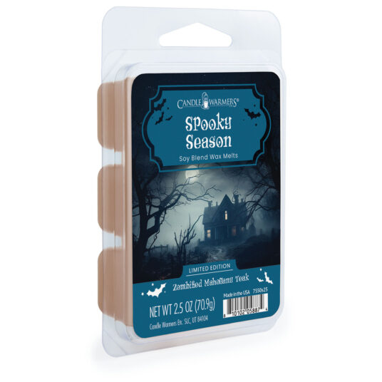 Embrace the mysterious allure of fall with our Spooky Season Wax Melt! This deep, captivating blend is perfect for Halloween. Conjure a cozy yet eerie atmosphere, whether you're hosting a ghostly gathering or simply savoring the autumn chill, Spooky Season is the ultimate scent for setting a hauntingly stylish vibe! TOP NOTES: Aqueous, Marine, Lavender, Leather MID NOTES: Pine, Rose, Oakmoss BASE NOTES: Sandalwood, Jasmine, Tonka
