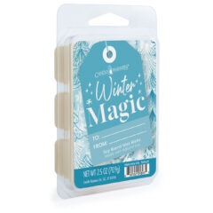 Experience the enchantment of the season with Winter Magic Wax Melt. Sweet peppermint, citrus, and juicy berries blend with creamy vanilla and white musk for a cozy winter vibe. This festive fragrance wil give your home the ambiance of a magical winter wonderland. TOP NOTES: Mint, Citrus MID NOTES: Berry, Peppermint BASE NOTES: Vanilla, White Musk