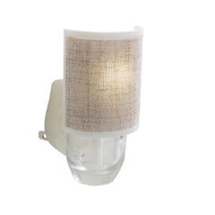 Wrapped in soft, natural woven fabric, the Linen WallScents Warmer adds effortless warmth and texture to any room.