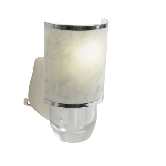 With its modern faux-marble finish and silver accents, the Marble WallScents™ Warmer adds sleek sophistication to any room.