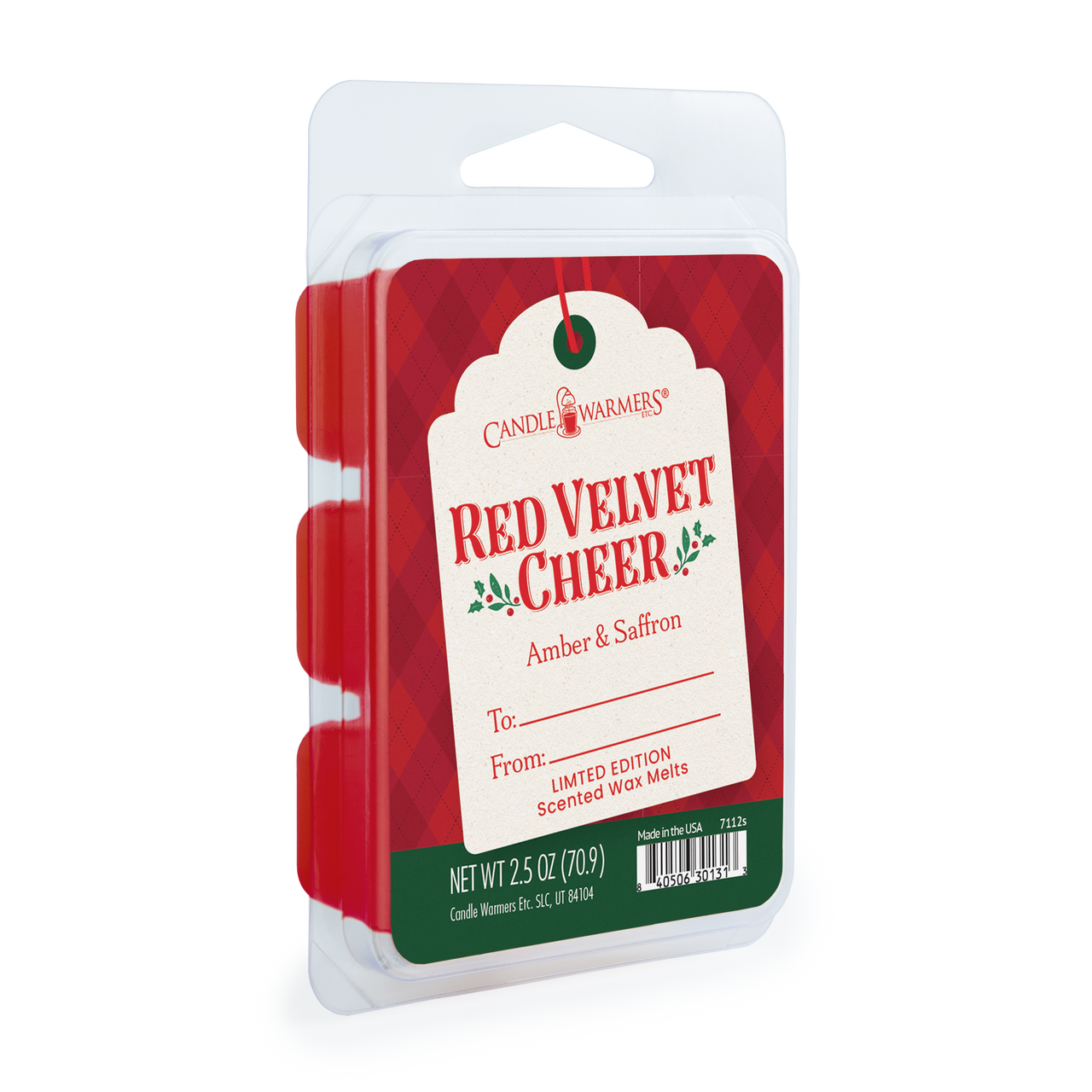 Red Velvet Cheer Limited Edition 2.5 oz Christmas Wax Melt