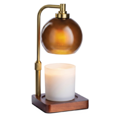 Amber Sphere Candle Warmer Lamp