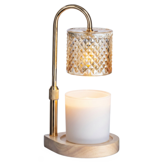 Champagne Crystal Candle Warmer Lamp