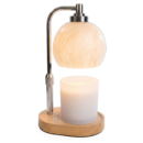 Swirl Blown Glass Candle Warmer Lamp