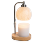 Swirl Blown Glass Candle Warmer Lamp