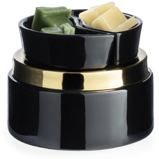 Black & Gold 2-in-1 Spilt Dish Warmer