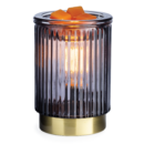 Black Fluted Glass Illumination Fragrance Warmer
