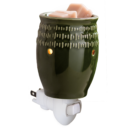 Green Etched Pluggable Fragrance Warmer