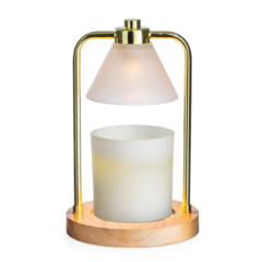 Golden Glow Lantern + Vanilla Cinnamon 12 oz Candle Combo