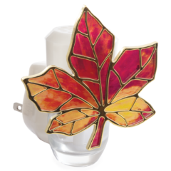 Autumn maple leaf plug-in wax warmer night light